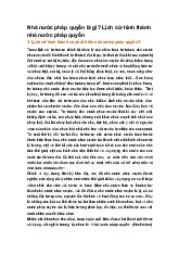 Nhà nước pháp quyền là gì? Lịch sử hình thành nhà nước pháp quyền