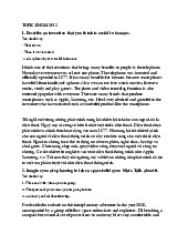 Bài nói tiếng anh | Học viện Hành chính Quốc gia