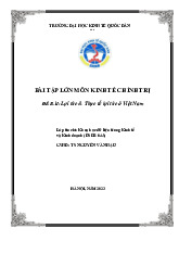 Kinh tế chính trị - Kinh tế Chính trị Mác-Lê Nin (KTCT01) | Đại học kinh tế quốc dân NEU