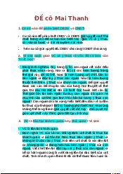 Câu hỏi ôn tập môn Triết học Mac Lenin | Trường Đại học Ngoại ngữ, Đại học Đà Nẵng