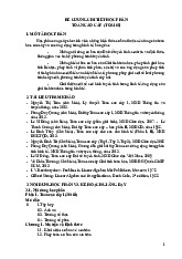 Đề cương chi tiết học phần | môn toán cao cấp