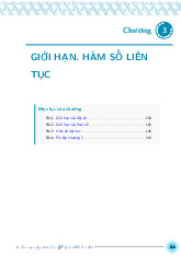 Chuyên đề Toán 11 chương giới hạn, hàm số liên tục