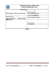 Bài thi giữa kỳ môn Thương mại điện tử căn bản | Đại học Thương Mại