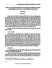 [ TÀI LIỆU ] SÁNG TẠO CỦA HỒ CHÍ MINH TRONG VẤN ĐỀ GIẢI PHÓNG DÂN TỘC | Trường Đại học Hồng Đức