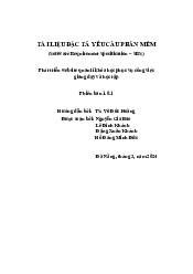 Phát triển website quản lí khóa học phục vụ công việc giảng dạy và học tập môn Công nghệ phần mềm | Đại học Bách Khoa, Đại học Đà Nẵng