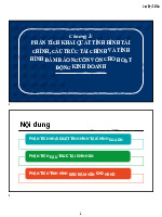 Chương 3: Phân Tích Tình Hình Tài Chính Doanh Nghiệp (PTBTC - SV). Môn Phân tích báo cáo tài chính (Phenikaa) | Đại học Trường Đại học Phenika.