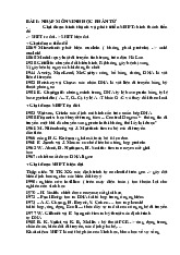 Đề cương sinh học phân tử –Trường Đại học Nguyễn Tất Thành
