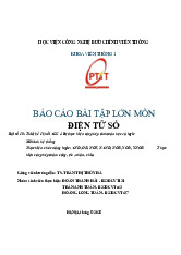 Báo cáo Thiết kế 1 khối ALU 4 bit thực hiện các phép tính toán học và logic môn Điện tử số | Học viện Công Nghệ Bưu Chính Viễn Thông