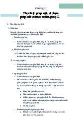 Chương 3: Thực hiện và Vi phạm Pháp luật | Pháp Luật Đại Cương | Trường Đại học Hà Nội