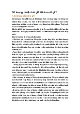 Số lượng cố định là gì? Min/max là gì?