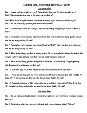 Câu hỏi ôn tập - Đề cương triết học mác lenin kì 20233  - Triết học Mác Lênin (SSH1111) | Trường Đại học Bách khoa Hà Nội