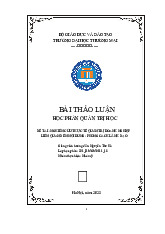 Nghiên cứu thực tế quản trị doanh nghiệp liên quan đến nội dung: phong cách lãnh đạo | Bài thảo luận quản trị học
