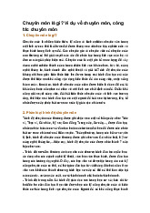 Chuyên môn là gì? Ví dụ về chuyên môn, công tác chuyên môn