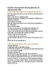 Kịch bản chương trình chia tay giáo viên về nghỉ hưu hay nhất