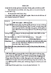 Bài làm tự luận môn kinh tế vĩ mô | Đại học Kinh tế Thành phố Hồ Chí Minh