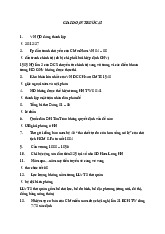 Ôn tập Môn Lịch sử Đảng | Đại học Văn hóa Hà Nội