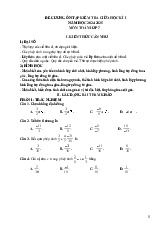 Đề cương giữa kì 1 Toán 7 năm 2024 – 2025 trường THCS Lương Thế Vinh – BR VT