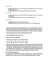Tài liệu và Thiết Bị Mạng | Môn Mạng máy tính - Trường Cao đẳng Công Nghệ Bách Khoa Hà Nội