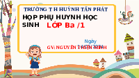 Giáo án điện tử Hoạt động trải nghiệm 3 Chân trời sáng tạo: Tuần 14