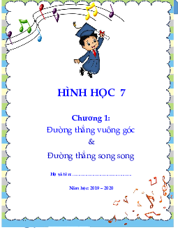 Kiến thức và bài tập đường thẳng vuông góc và đường thẳng song song