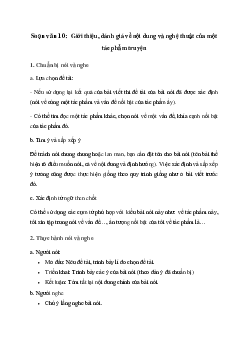 Soạn bài Giới thiệu, đánh giá về nội dung và nghệ thuật của một tác phẩm truyện - Kết nối tri thức Ngữ Văn 10