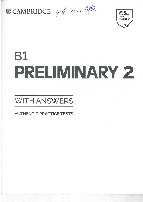 B1 Preliminary 2 with Answers