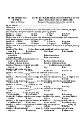 Đề Vip 10 - Soạn Chuẩn Cấu Trúc Minh Họa BGD Năm 2023 - Môn Tiếng Anh - Tài liệu Tiếng Anh THPT