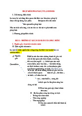 Pháp luật đại cương: tổng quan và đặc điểm của nhà nước | Pháp Luật Đại Cương | Trường Đại học Hà Nội