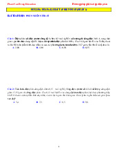 Bài tập trắc nghiệm về Phương pháp giải bài tập điện phân môn Hoá học 12