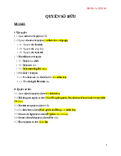 Bài tập nhóm về quyền sở hữu | Trường Đại học Luật - Đại học Quốc gia Hà Nội