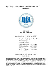 Đề tài chính sách tiền tệ ở Việt Nam thời COVID - 19 | Đại học Kinh tế Thành phố Hồ Chí Minh