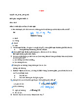 Đề Thi Kinh Dịch và Ứng Dụng y học cổ truyền | Đại học Y Dược Thành phố Hồ Chí Minh