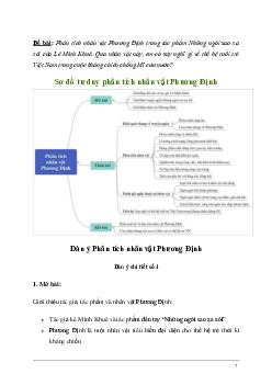 Phân tích nhân vật Phương Định trong truyện Những ngôi sao xa xôi (Sơ đồ tư duy) Ngữ Văn 8 | Kết nối tri thức