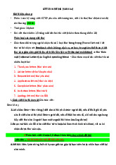 Hướng dẫn viết thư trong kỳ thi VSTEP | Môn Tiếng anh (English) - Đại học Ngoại Thương