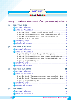 Phép dời hình và phép đồng dạng trong mặt phẳng – Phùng Hoàng Em