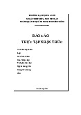 Báo cáo dự án tốt nghiệp - Tài liệu tham khảo | Đại học Hoa Sen