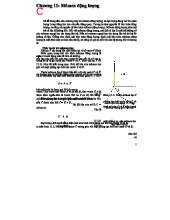 Chương 11 - Mômen động lượng trong Động lực học quay