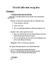 Tóm tắt kiến thức Môn Triết học Mác - Lênin | Đại học Kinh Tế Quốc Dân