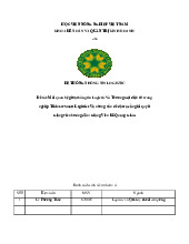 Mối Quan Hệ Giữa Thông Tin Logistic Và Thương Mại Điện Tử Tại TikiNOW Môn Thị trường và giá cả | Trường Học Viện nông nghiệp Việt Nam