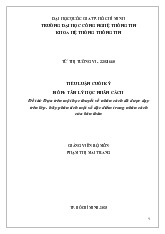 Tiểu luận cuối kỳ: Phân tích một số đặc điểm trong nhân cách của bản thân môn Tâm lý học nhân cách | Trường Đại học Công nghệ Thông tin, Đại học Quốc gia Thành phố Hồ Chí Minh