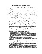 ĐỀ CƯƠNG MÔN TƯ TƯỞNG HỒ CHÍ MINH - NĂM HỌC 2023 | Trường Đại Học Tây Nguyên