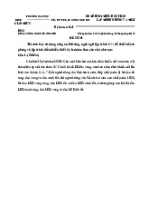 Đề thi kết thúc học phần Lập trình nhúng | Đại học Kinh tế kỹ thuật công nghiệp