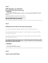 Đề Thi Môn Hệ thống thông tin quản lý | Đại học Kinh Tế Quốc Dân