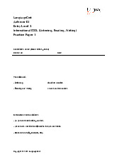 Đề cương môn Enghlish language –Trường Đại học Hoa Sen