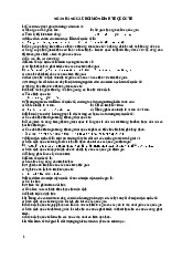 Ngân Hàng Câu Hỏi TN Môn Kinh Tế Quốc Tế | Trường Đại học Kinh Tế - Luật, Đại học Quốc gia Thành phố Hồ Chí Minh