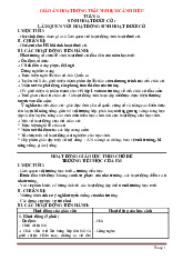 Giáo Án Hoạt Động Trải Nghiệm Lớp 1 Sách Cánh Diều Học Kỳ 1