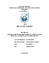 Bìa Đồ án tốt nghiệp |  Đại học Công Đoàn