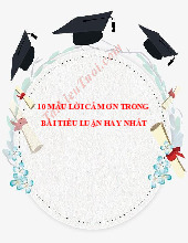 Mẫu Lời Cảm Ơn Tiểu Luận Chất Lượng Nhất: 10 Gợi Ý Hữu Ích