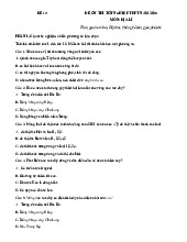 Đề thi thử tốt nghiệp THPT 2025 môn Địa lí bám sát đề minh họa - Đề 10