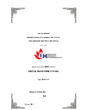 Báo Cáo Thực Hành Về Thiết Bị Truyền Nhiệt Vỏ Ống Môn Kỹ thuật thực phẩm | Trường Đại học Công nghiệp Thành phố Hồ Chí Minh